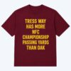 Commanders Tress Way Has More Championship Passing Yards Than Dak Shirt 1
