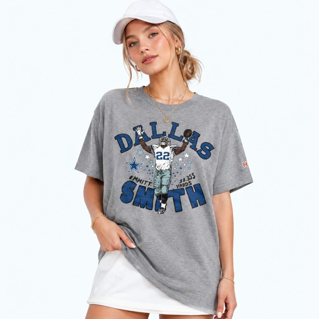 Dallas Emmitt Smith 18355 Yards Vintage Shirt 3