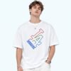 Dodgers Color Outline LA T Shirt 3