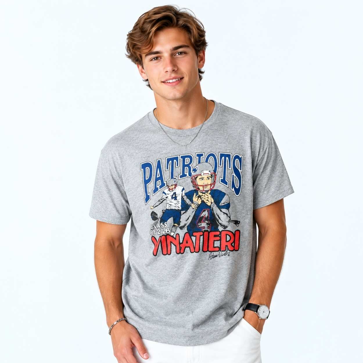 Drake Maye Patriots Adam Vinatieri Class Of 2026 Shirt 4 Drake Maye Patriots Adam Vinatieri Class Of 2026 Shirt 3