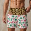 Fake Bikini Butt Pink Flamingo Tropical Beach Shorts 3 Fake Bikini Butt Pink Flamingo Tropical Beach Shorts 2