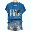 Fly Free Jackie Print T-shirt 4 Fly Free Jackie Print T shirt 1
