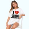 I Love Dino Nuggets And Women Dominating Me Shirt 1