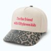 I m The Friend With Fiftyleven Kids Leopard Brim Hat 1
