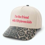 I’m The Friend With Fiftyleven Kids Leopard Brim Hat