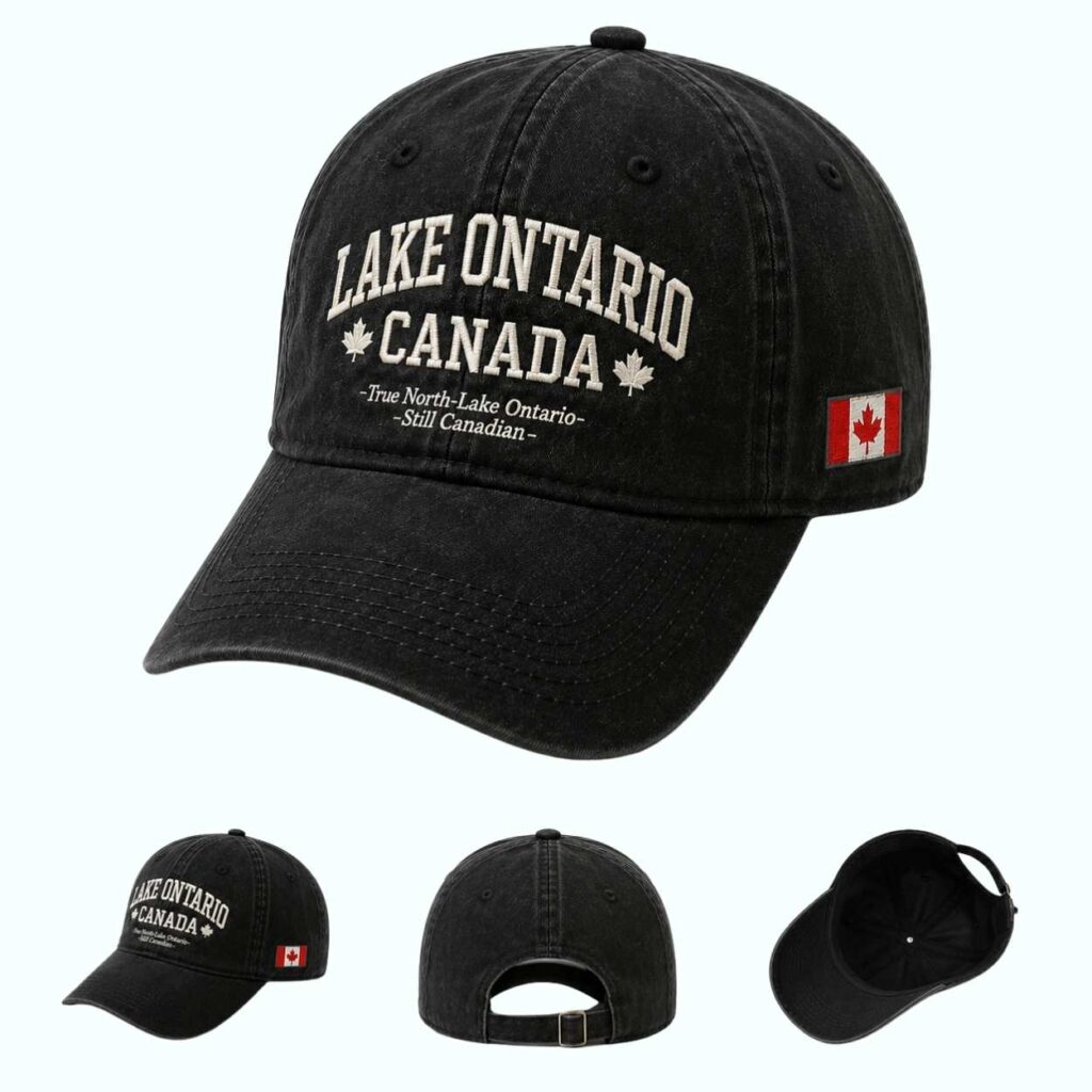 Lake Ontario Canada True North Still Canadian Hat 2