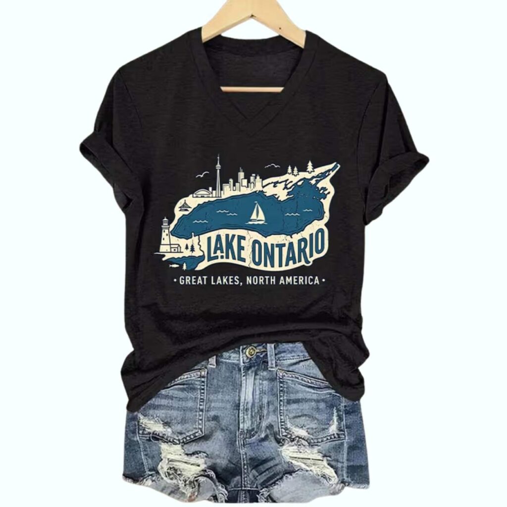 Lake Ontario Great Lakes North America Shirt 3