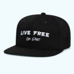 Live Free Or Diet Snapback Hat