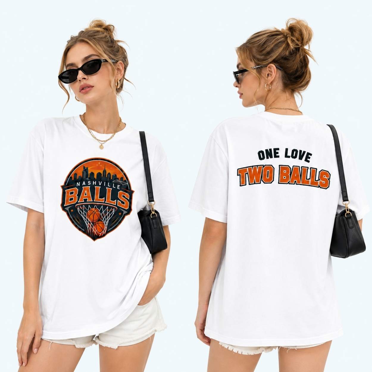 Nashville Balls One Love Two Balls Shirt 3 Nashville Balls One Love Two Balls Shirt 3
