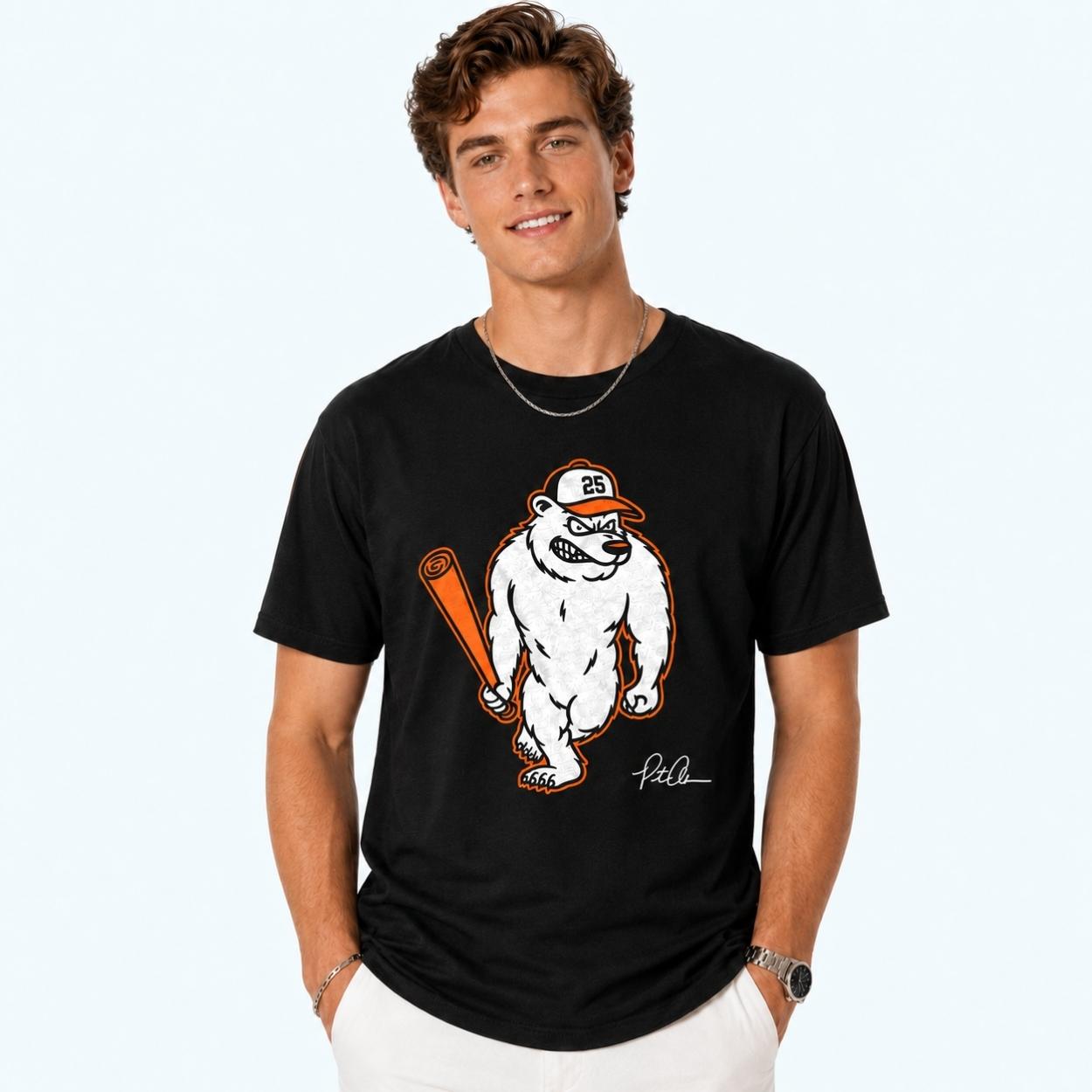 Orioles Pete Alonso Polar Bear Pete T-Shirt 3 Orioles Pete Alonso Polar Bear Pete T Shirt 3