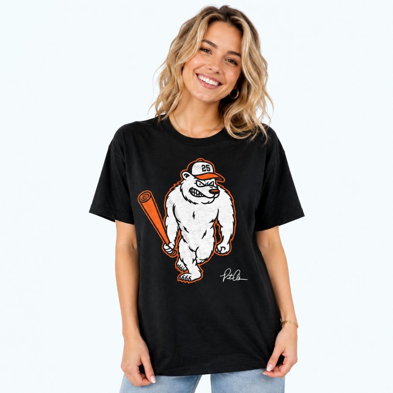 Orioles Pete Alonso Polar Bear Pete T-Shirt 4 Orioles Pete Alonso Polar Bear Pete T Shirt 4