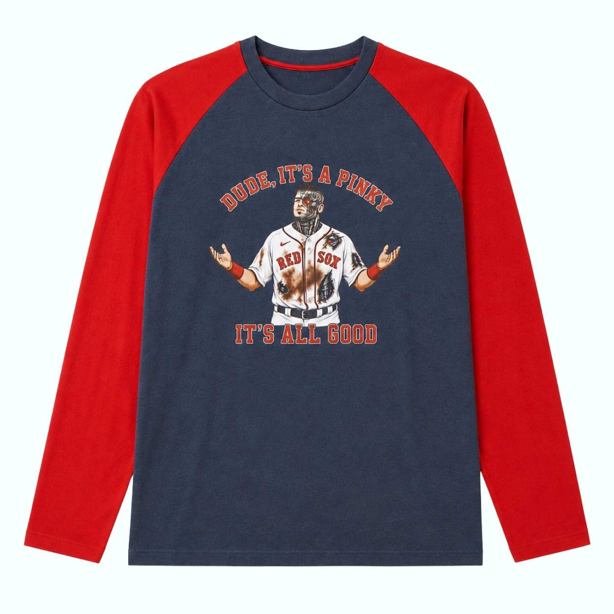 Red Sox Caleb Durbin Dude It's a Pinky It's All Good Shirt 1 Red Sox Caleb Durbin Dude Its a Pinky Its All Good Shirt 1