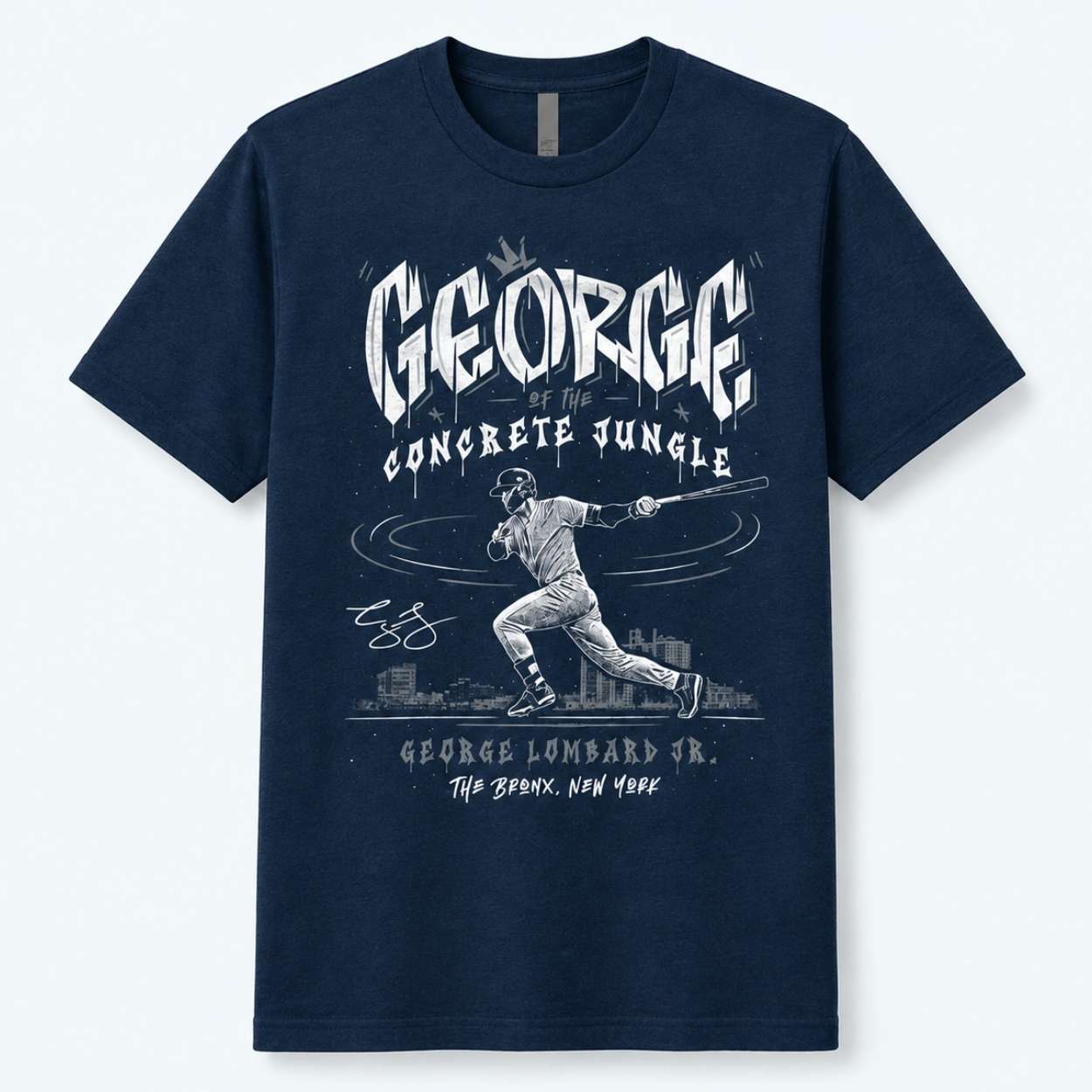 Spencer Jones George Of The Concrete Jungle T-Shirt 1 Spencer Jones George Of The Concrete Jungle T Shirt 1
