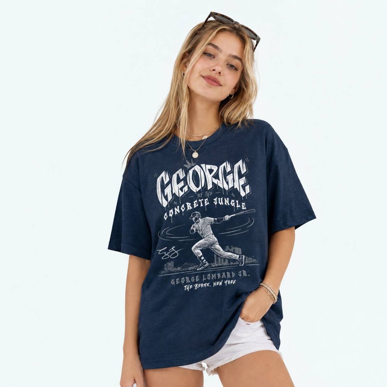 Spencer Jones George Of The Concrete Jungle T-Shirt 2 Spencer Jones George Of The Concrete Jungle T Shirt 2