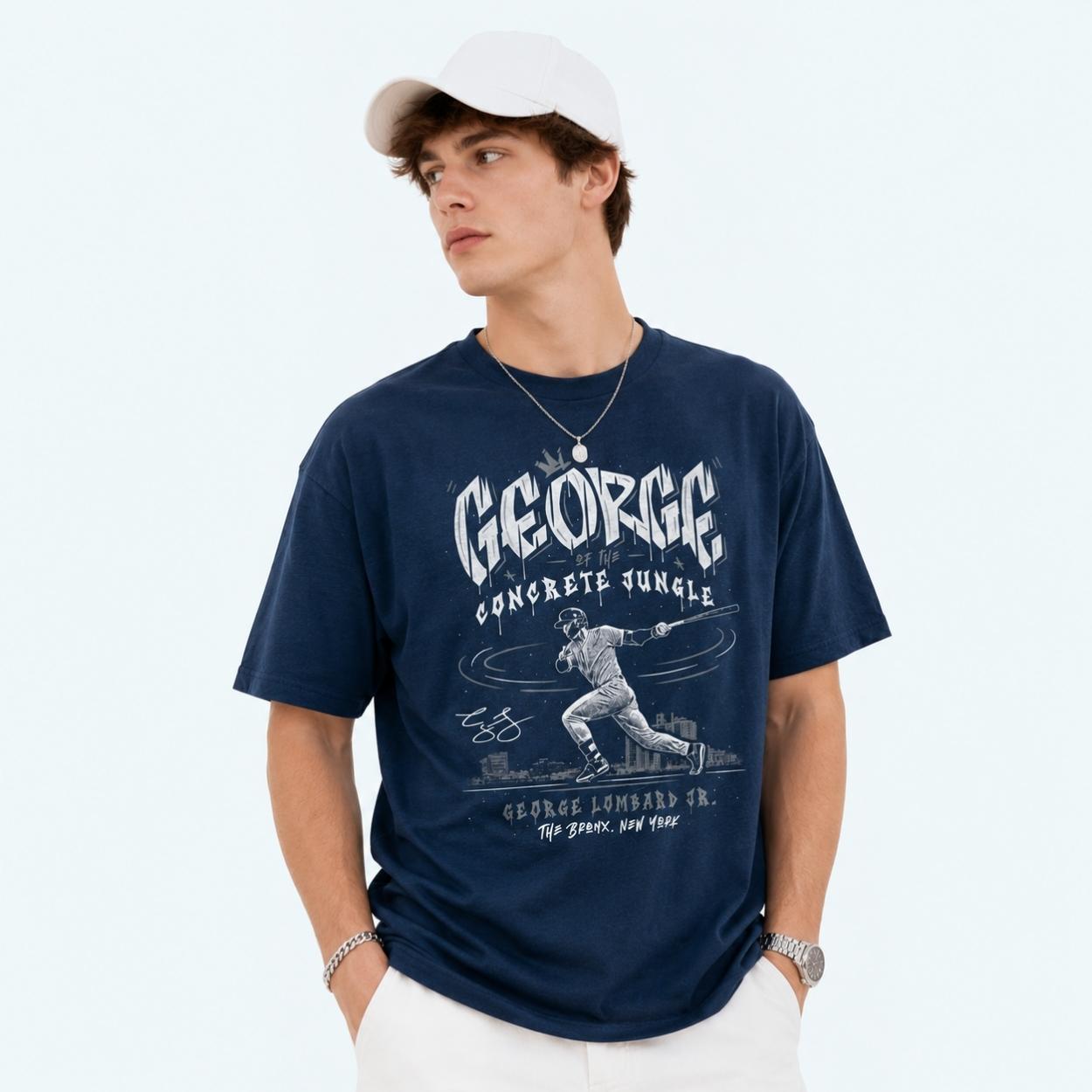 Spencer Jones George Of The Concrete Jungle T-Shirt 4 Spencer Jones George Of The Concrete Jungle T Shirt 4