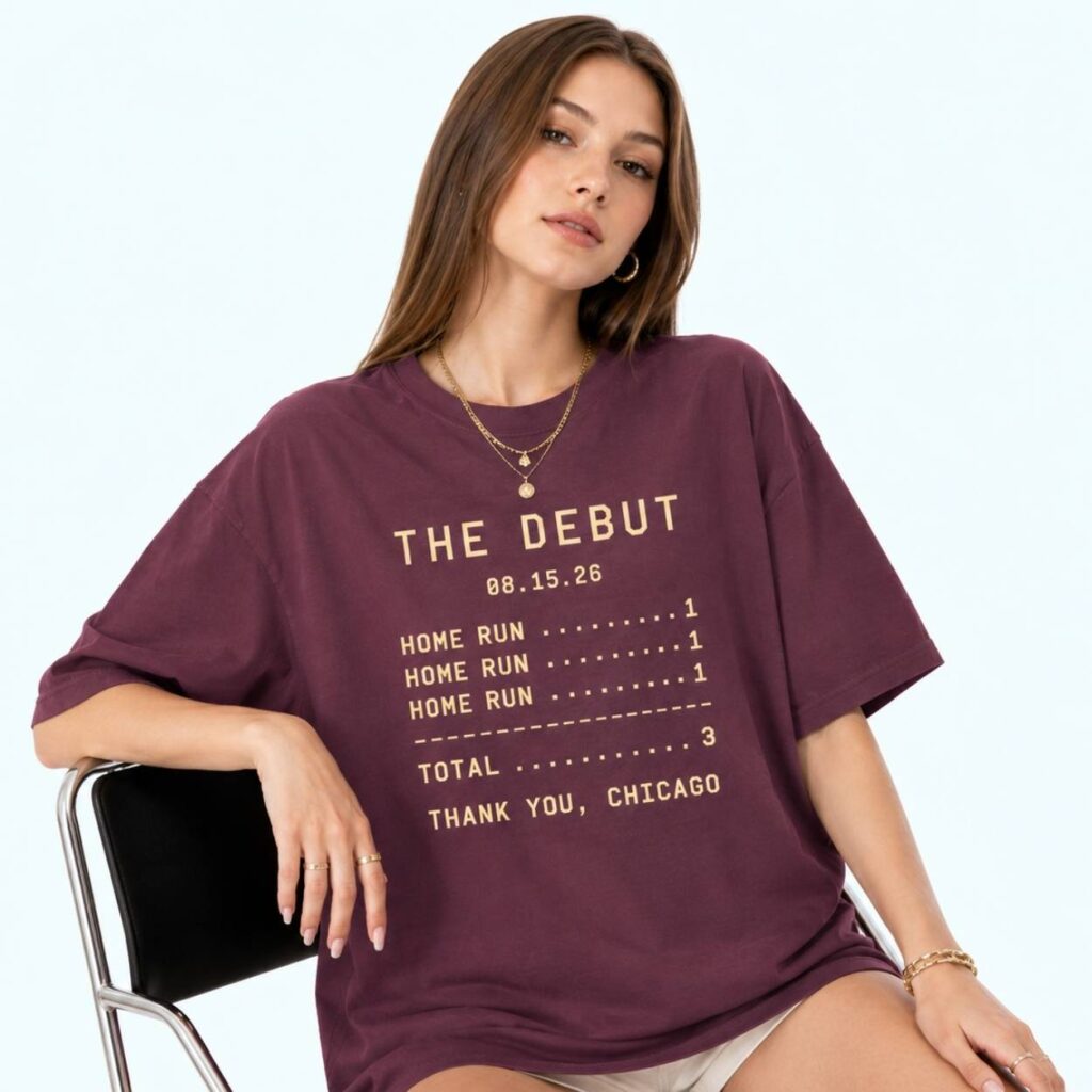 The Debut Chicago Home Run T Shirt 4
