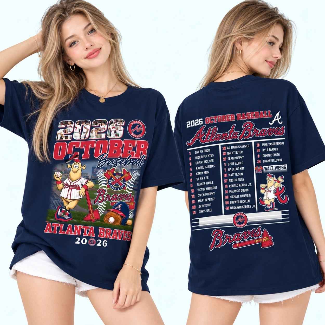2026 Braves October Baseball Shirt 2 2026 Braves October Baseball Shirt 1