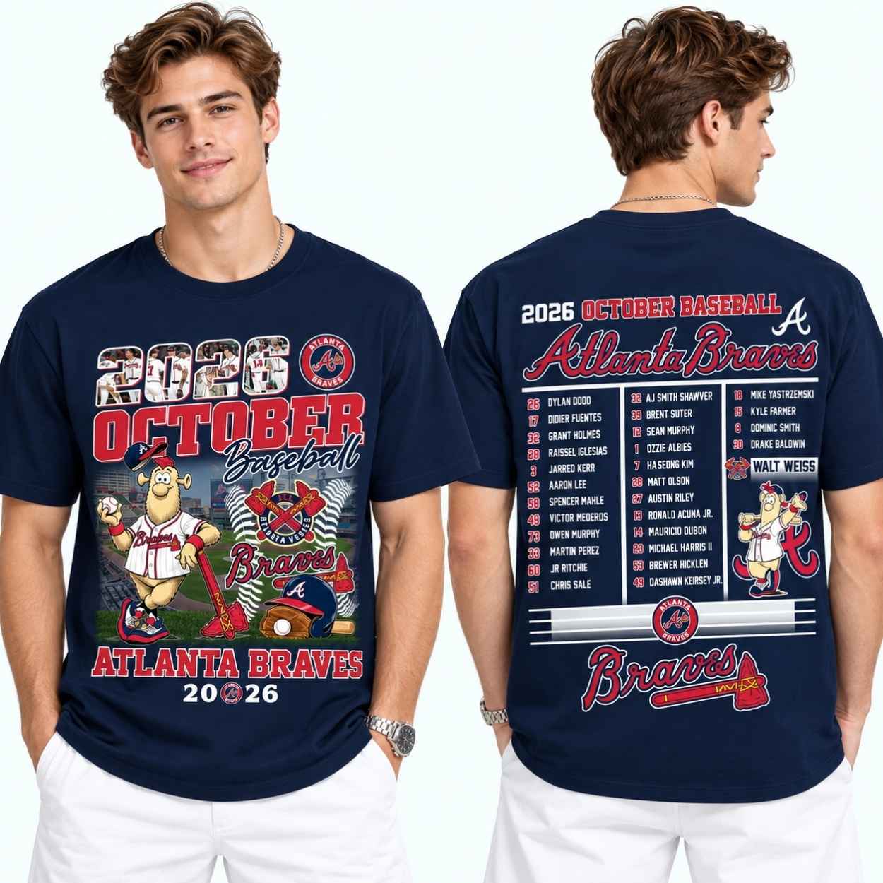2026 Braves October Baseball Shirt 4 2026 Braves October Baseball Shirt 3