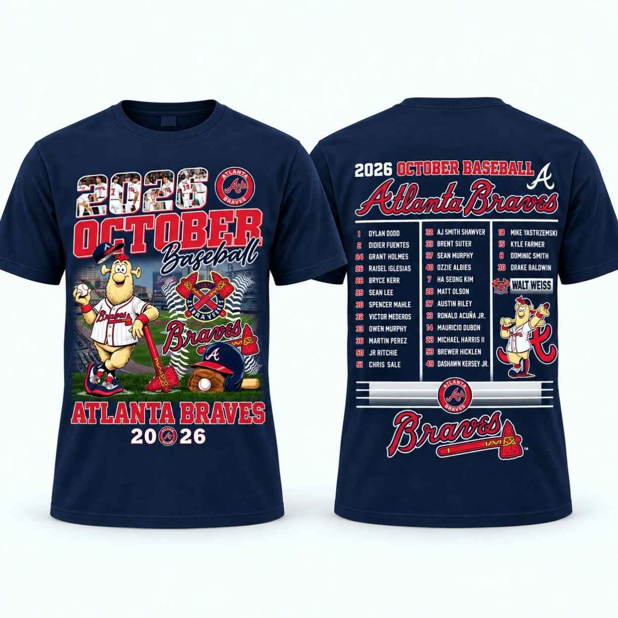 2026 Braves October Baseball Shirt 1 2026 Braves October Baseball Shirt 4