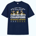 2026 Brewers B2B2B2B NL Central Division Champions Shirt