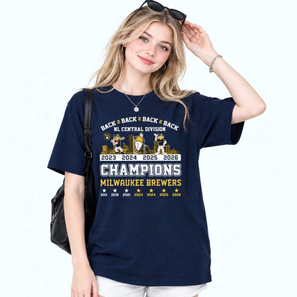 2026 Brewers B2B2B2B NL Central Division Champions Shirt 2 1