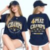 2026 Brewers NL Central 4 Peat Champs Shirt 2