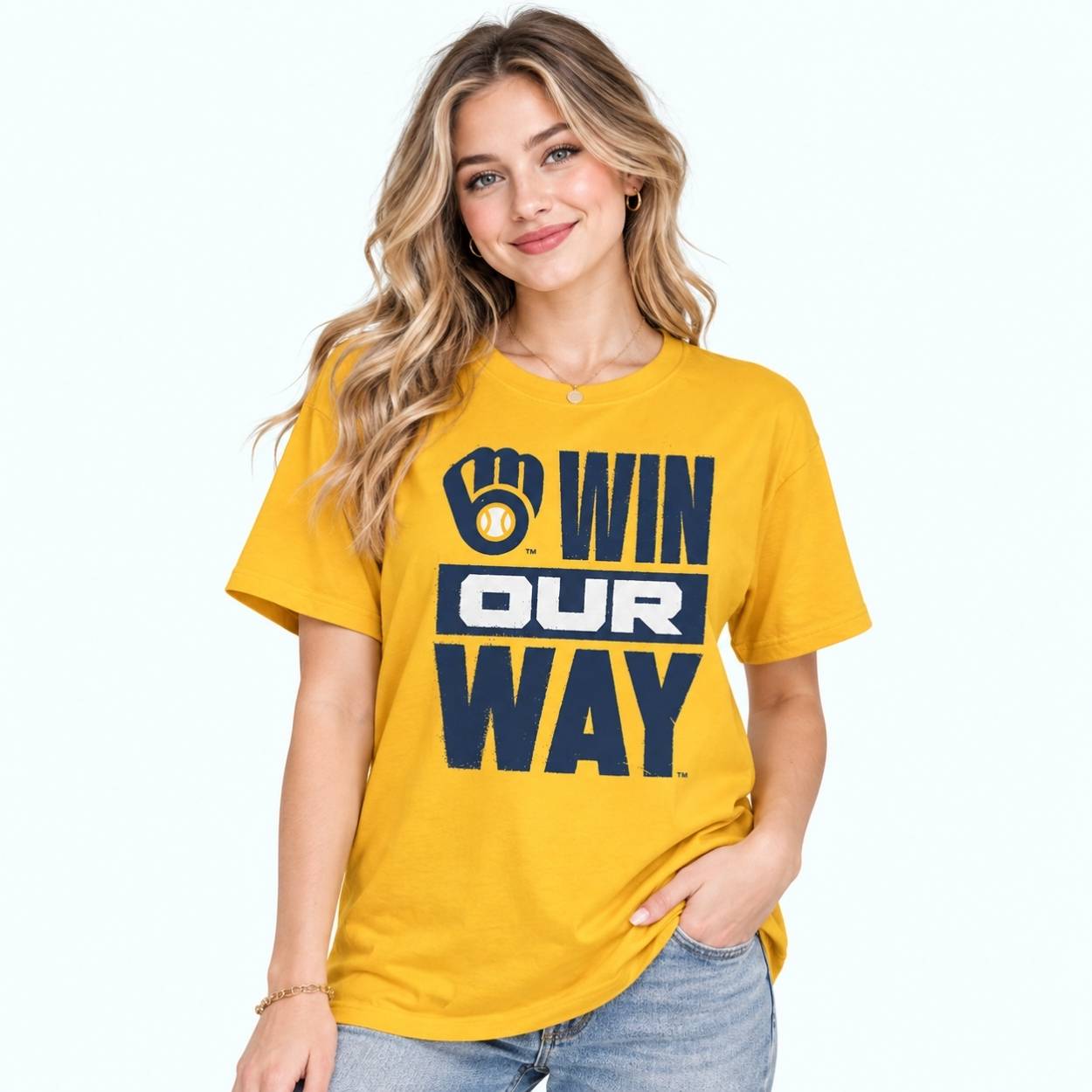 2026 Brewers Win Our Way Postseason Shirt 4 2026 Brewers Win Our Way Postseason Shirt 4