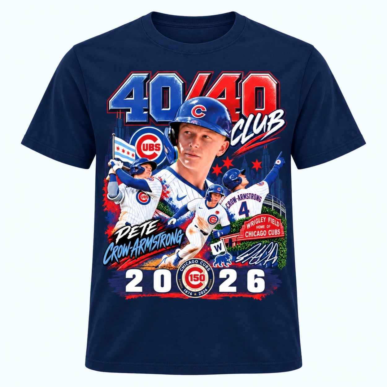 2026 Cubs Pete Crow-Armstrong 40 40 Club Shirt 1 2026 Cubs Pete Crow Armstrong 40 40 Club Shirt 1