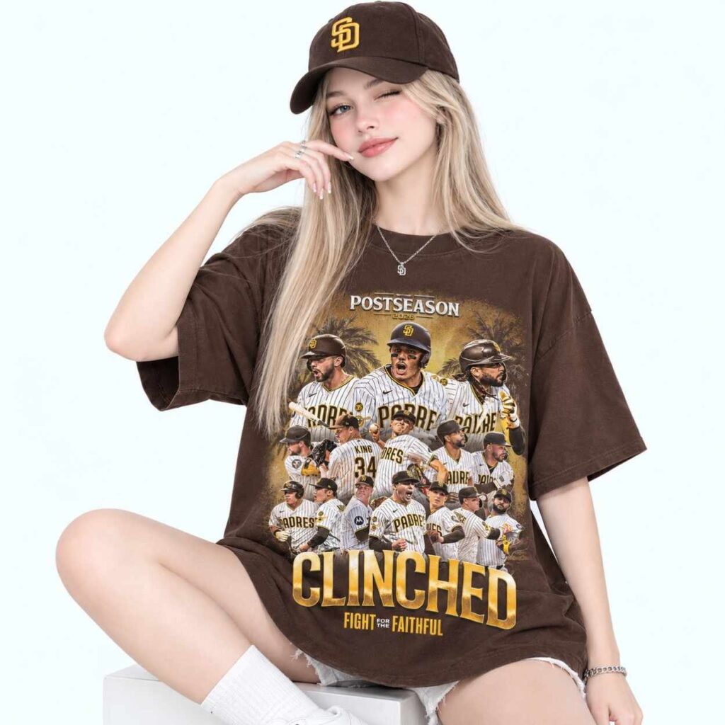 2026 Padres Clinched Postseason Shirt 2