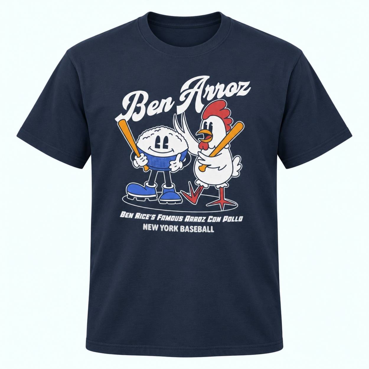 Ben Rice’s Famous Arroz Con Pollo New York Baseball Shirt 1 Ben Rice’s Famous Arroz Con Pollo New York Baseball Shirt 1