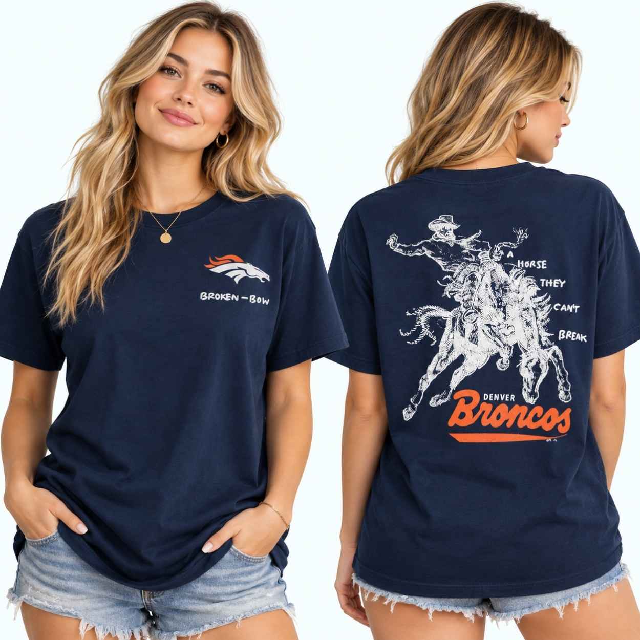 Broncos Broken Bow A Horse They Can’t Break Shirt 2 Broncos Broken Bow A Horse They Can t Break Shirt 2