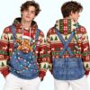 Christmas Highland Cow Overalls Ugly Sweater Hoodie 6 Christmas Highland Cow Overalls Ugly Sweater Hoodie 4