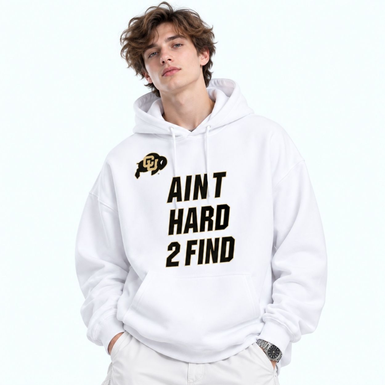 Deion Sanders Colorado Buffaloes Ain’t Hard 2 Find Hoodie 3 Deion Sanders Colorado Buffaloes Ain t Hard 2 Find Hoodie 3