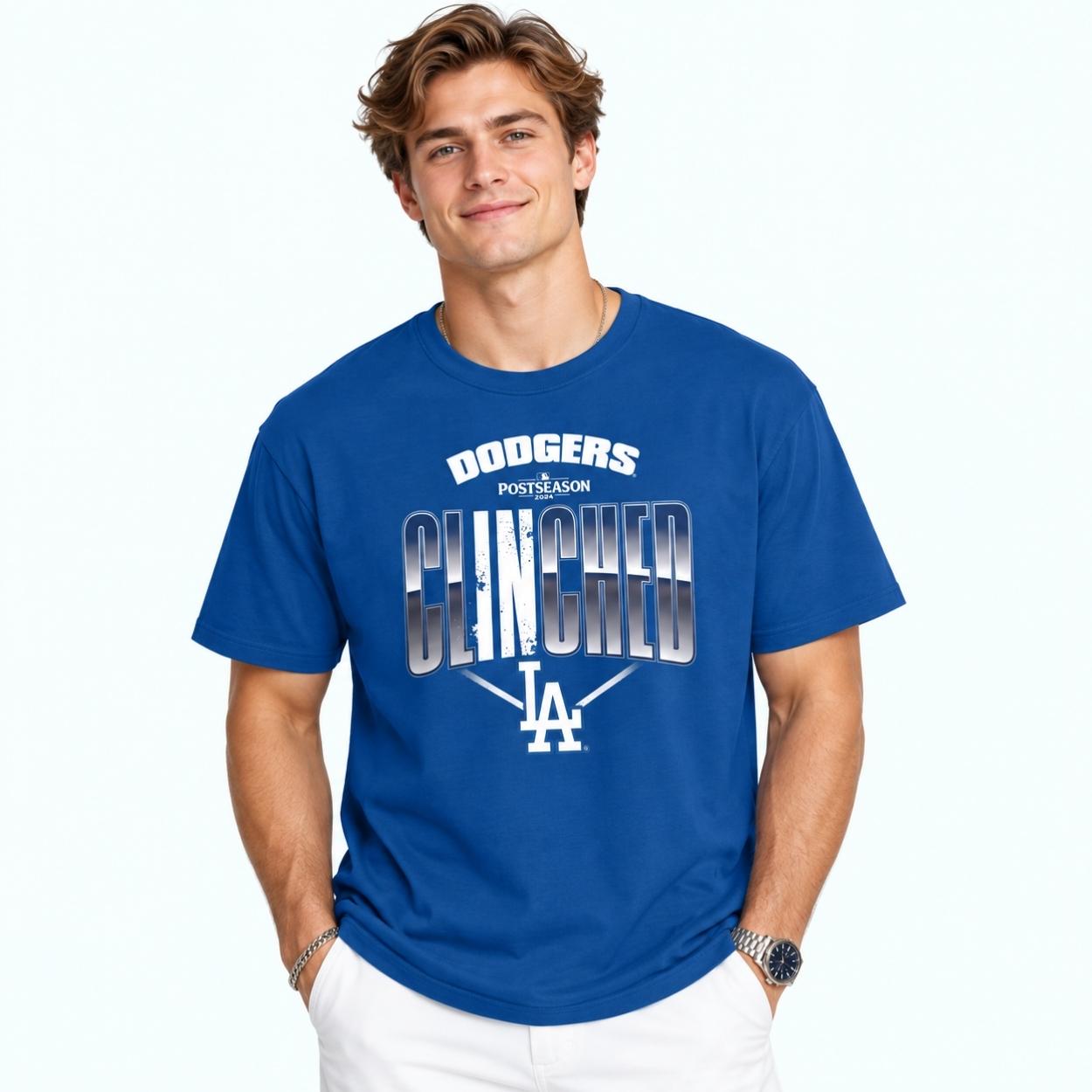 Dodgers 2026 Postseason Locker Room T-Shirt 4 Dodgers 2026 Postseason Locker Room T Shirt 4