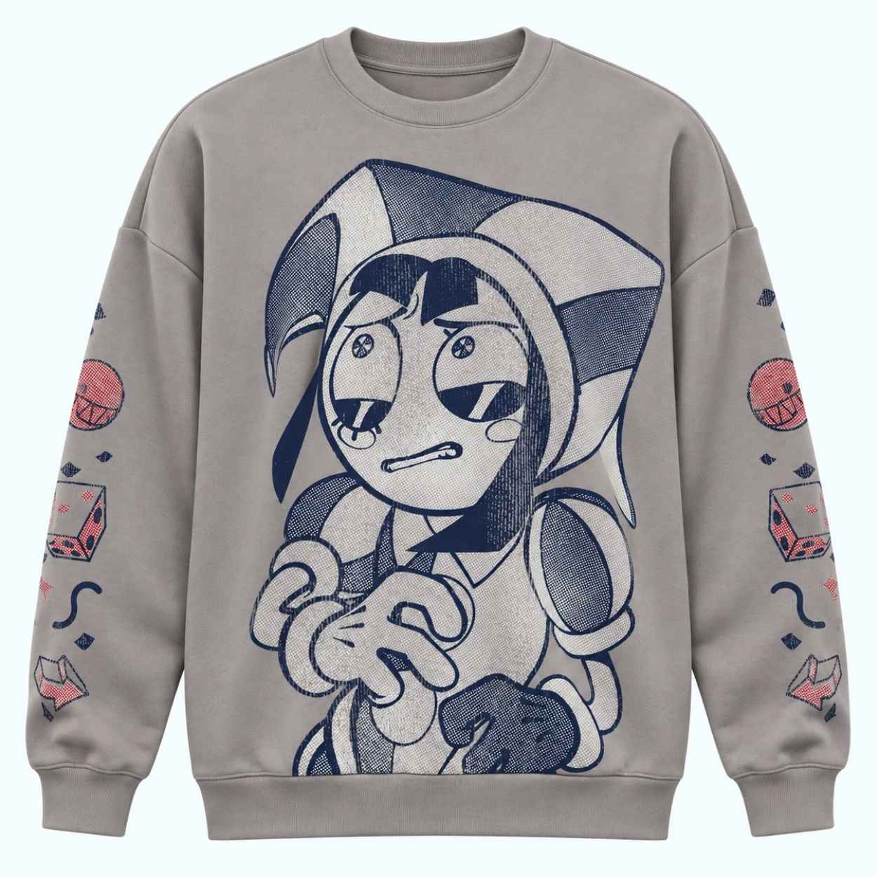 Drake Pomni The Amazing Digital Circus Sweatshirt 1 Drake Pomni The Amazing Digital Circus Sweatshirt 1