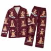 Funny Willy Pattern Holiday Pajama Set 1