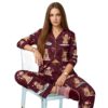 Funny Willy Pattern Holiday Pajama Set 3