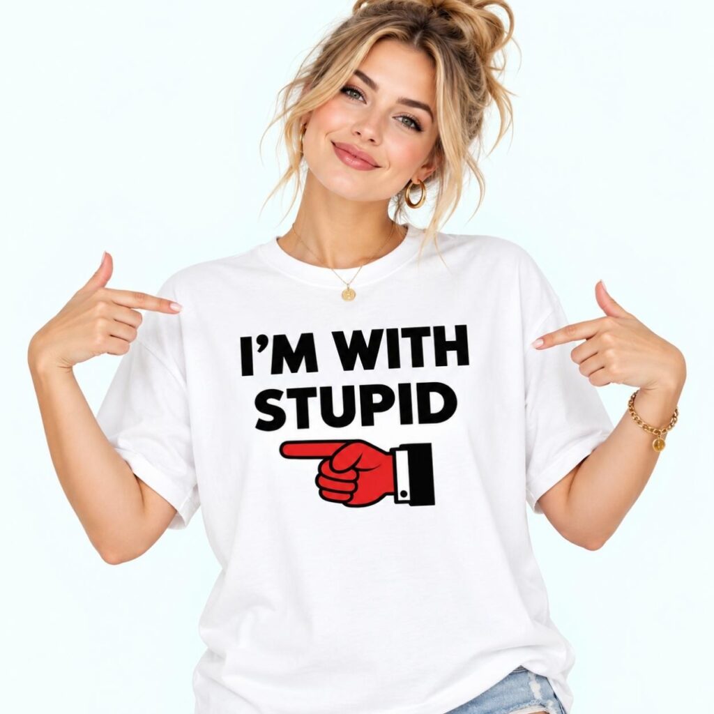 I m With Stupid Foam Finger Shirt 4 I m With Stupid Foam Finger Shirt 4
