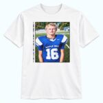 Jahmyr Gibbs Jared Goff’s High School Photo Shirt