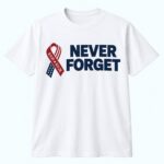 Jim Harbaugh Never Forget 911 Memorial T-Shirt