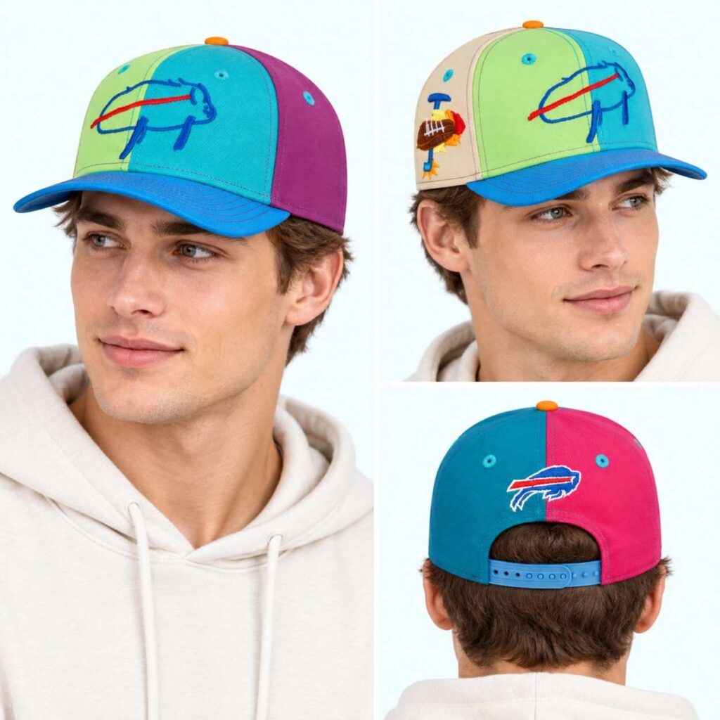Josh Allen Bills Jack Billustration Hat 3