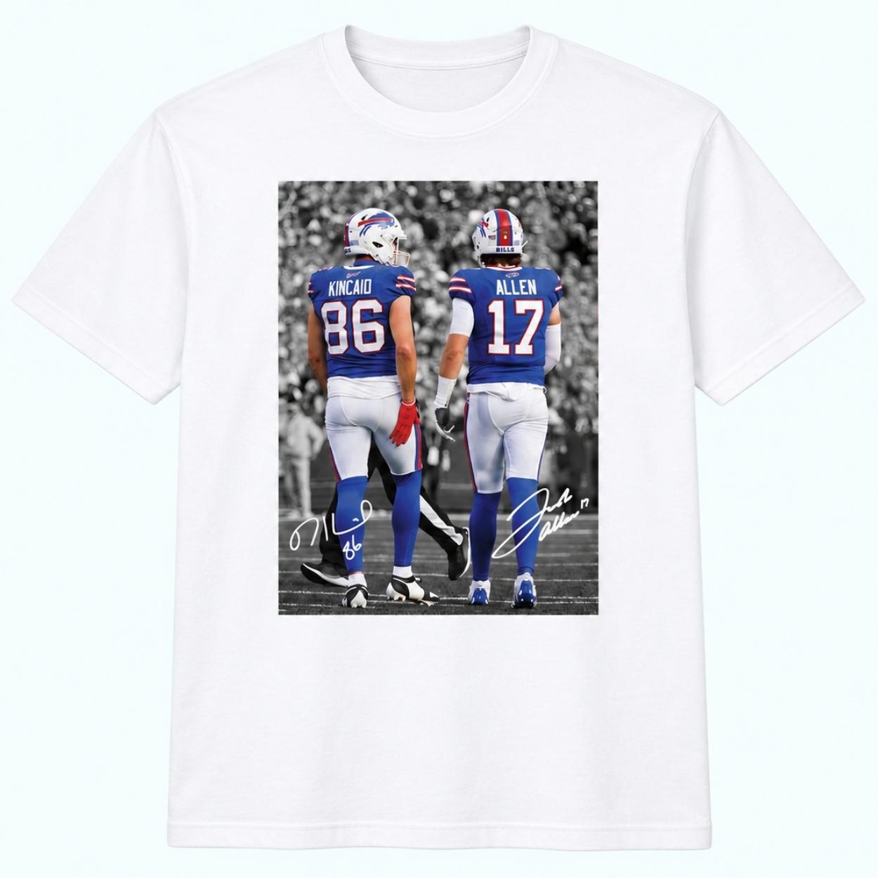 Josh Allen Dalton Kincaid Bills Signature Shirt 1 Josh Allen Dalton Kincaid Bills Signature Shirt 1