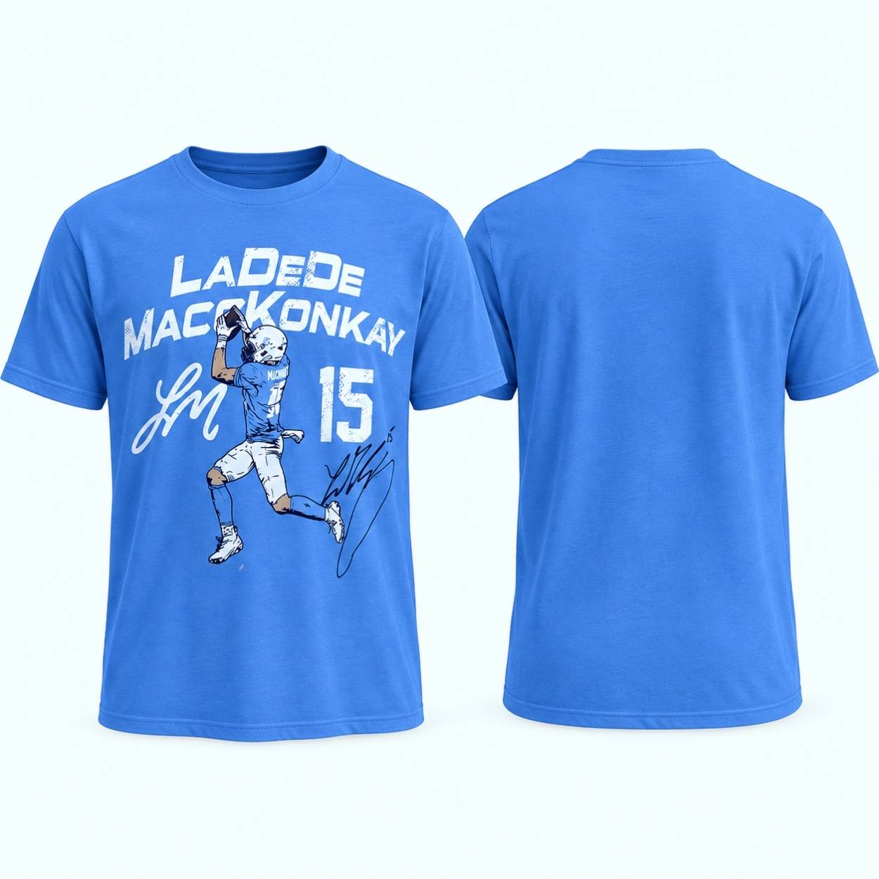 Ladd McConkey 15 Football Catch Signature Shirt 1 Ladd McConkey 15 Football Catch Signature Shirt 1