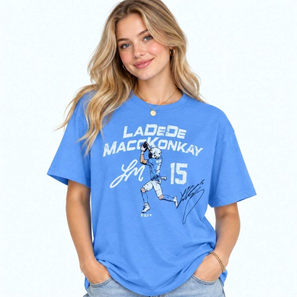 Ladd McConkey 15 Football Catch Signature Shirt 2 Ladd McConkey 15 Football Catch Signature Shirt 2