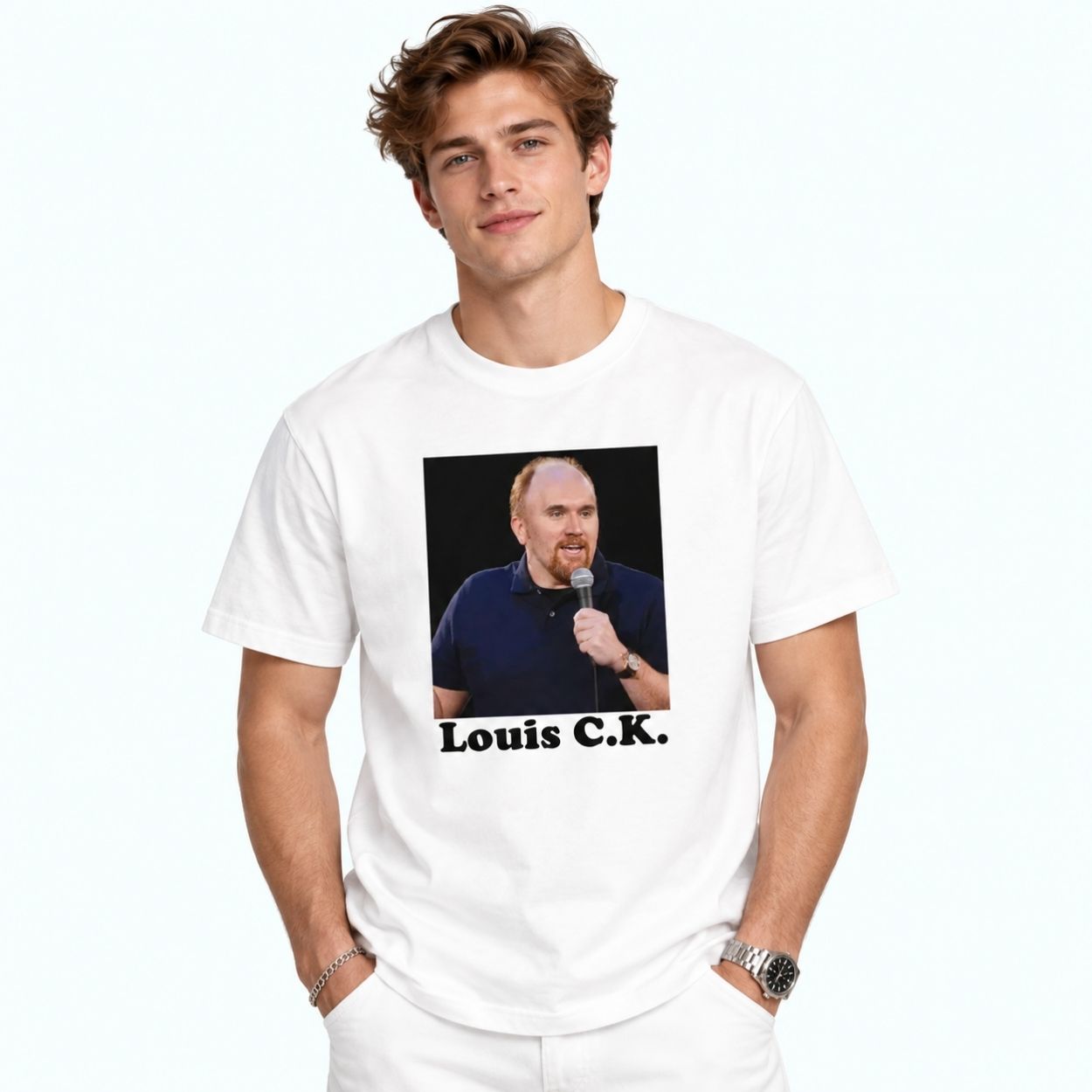 Louis CK Portrait Shirt 3 Louis CK Portrait Shirt 4
