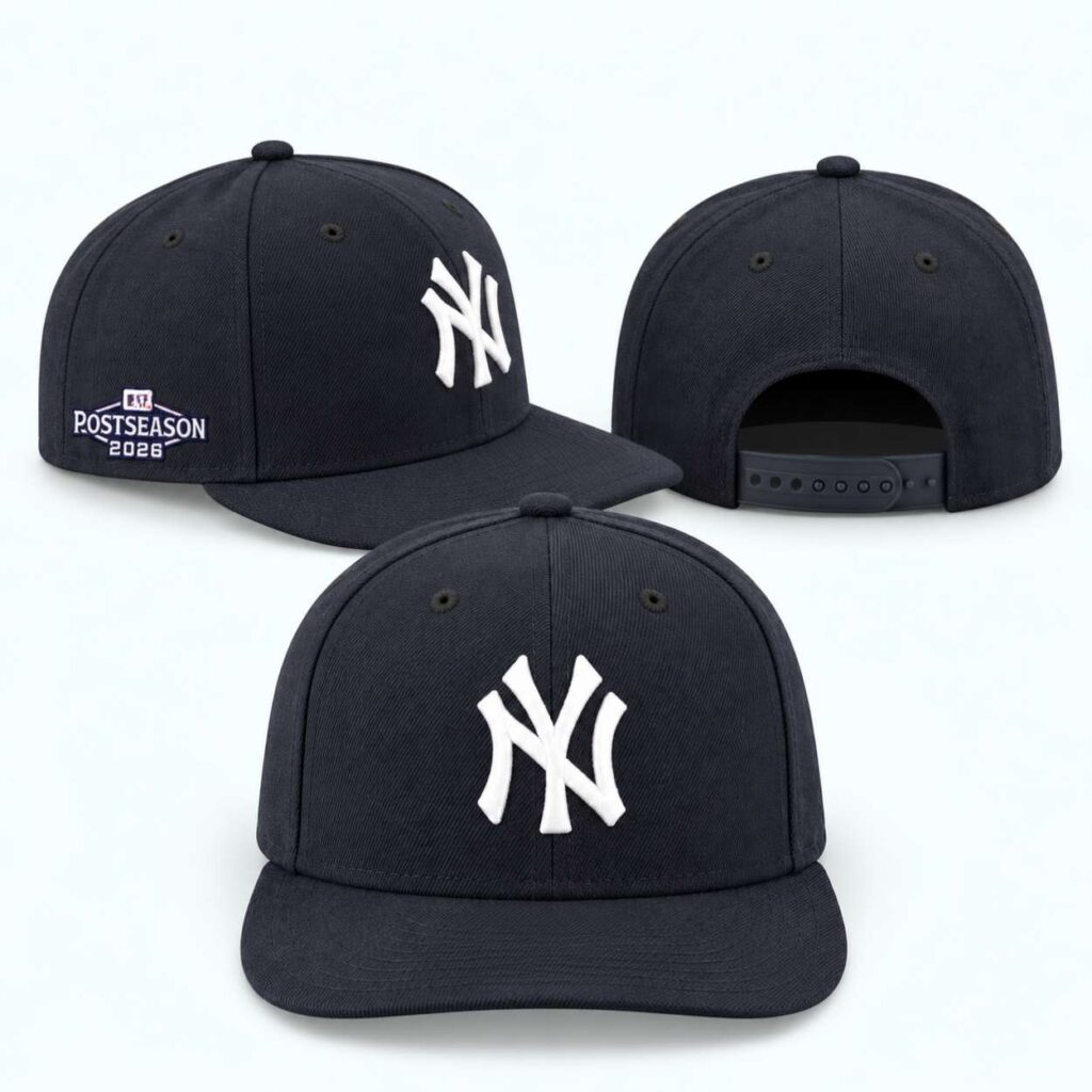 New York Yankees 2026 Postseason Side Patch Hat 2