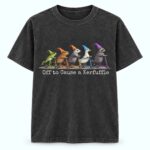 Off To Cause A Kerfuffle Frog Shirt