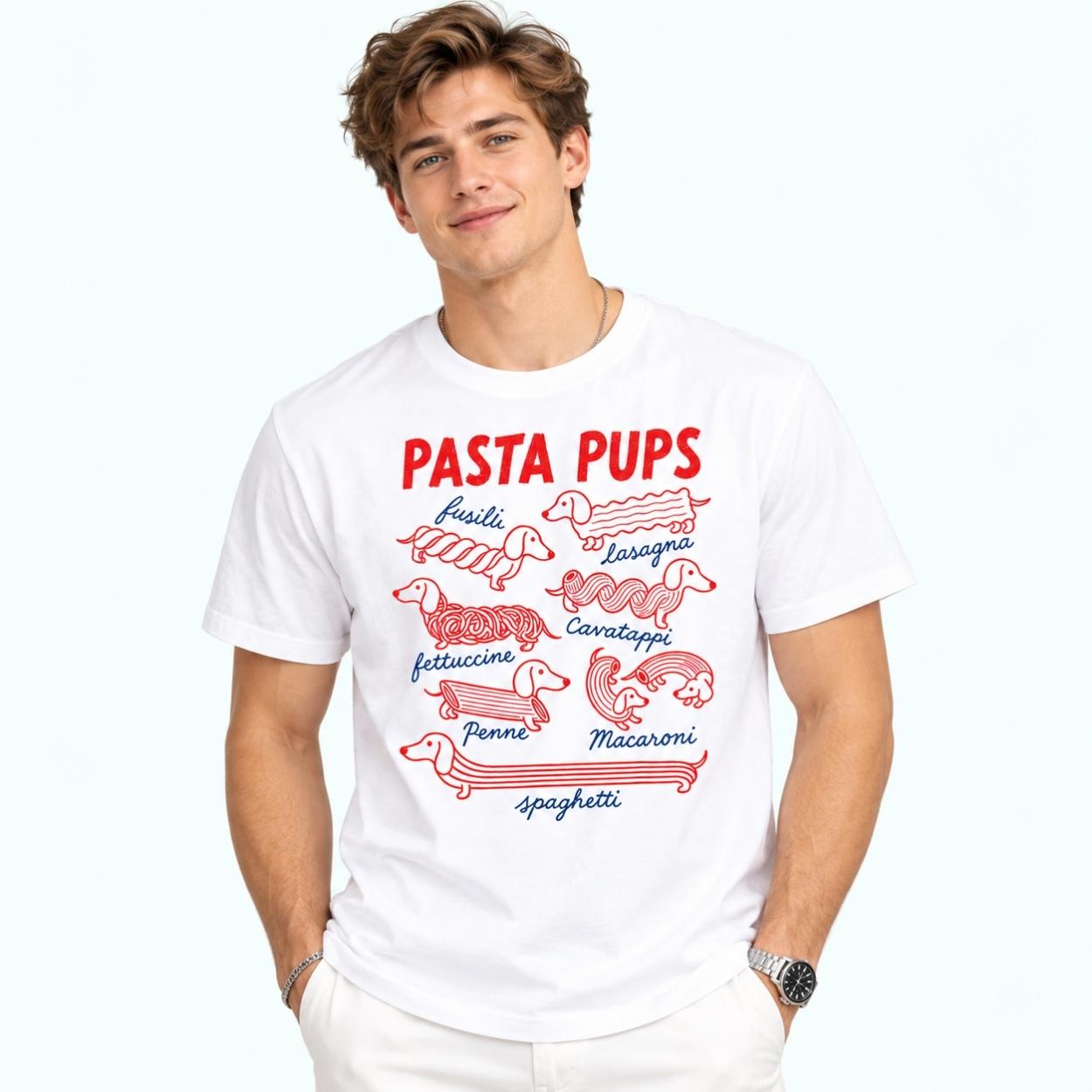 Pasta Pups Dachshund Pasta Shirt 4 Pasta Pups Dachshund Pasta Shirt 4