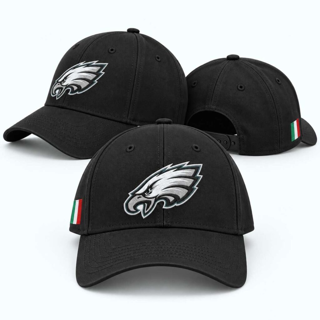 Philadelphia Eagles Italian Flag Hat 2 Philadelphia Eagles Italian Flag Hat 2