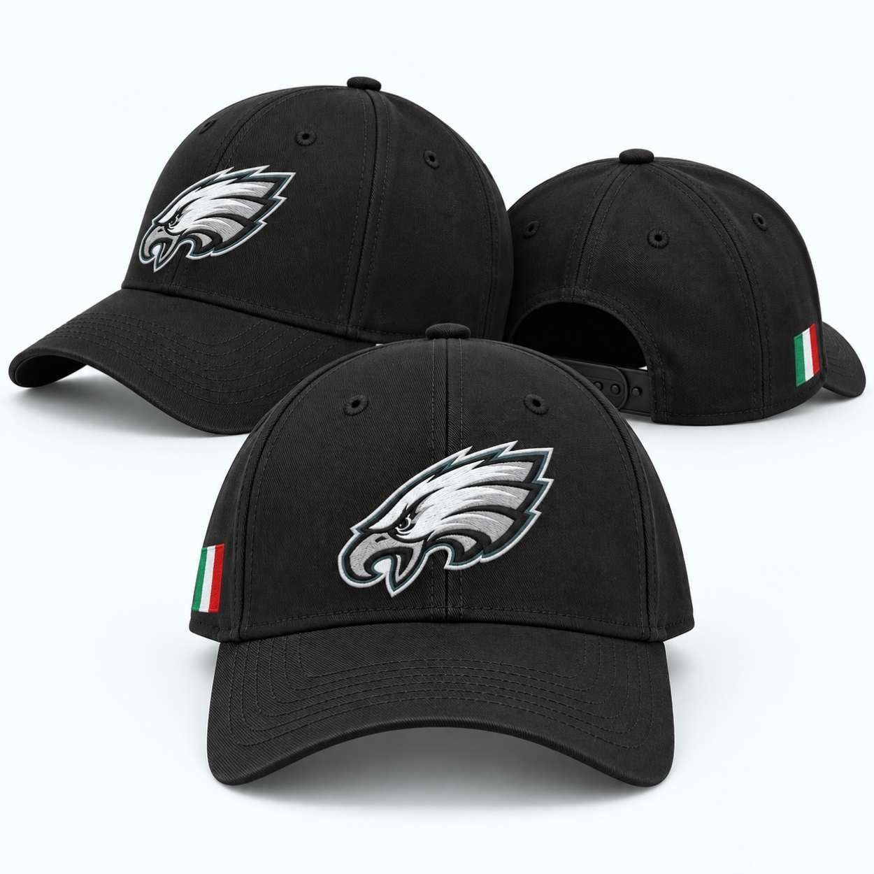Philadelphia Eagles Italian Flag Hat 2 Philadelphia Eagles Italian Flag Hat 2